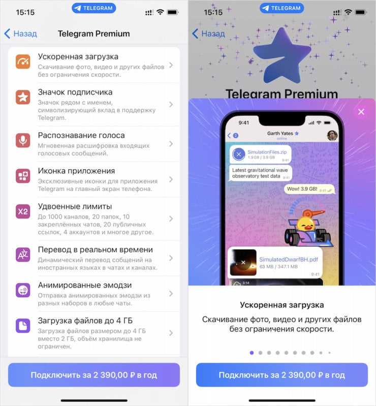 Что такое ежемесячная подписка в Telegram